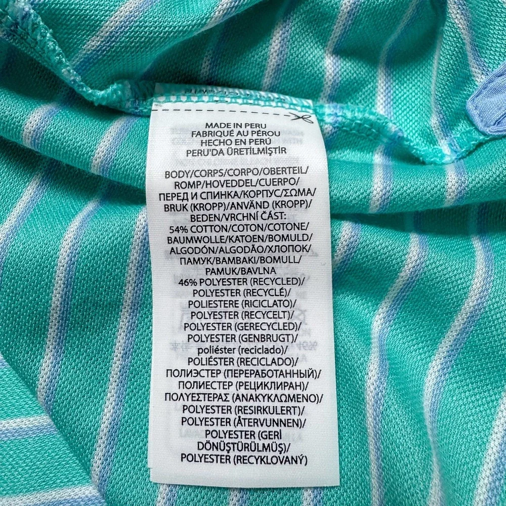 Ralph Lauren RLX Polo Shirt Mens XL Striped‎ Performance Golf Lightweight